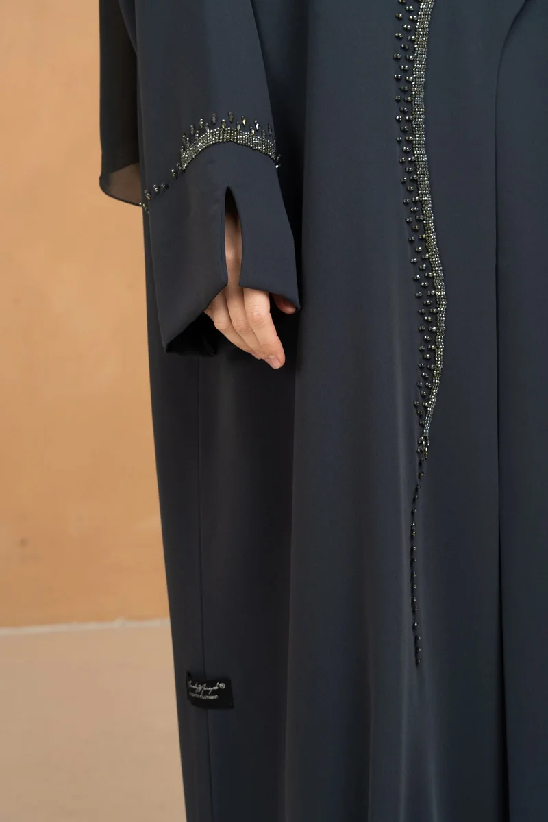Meem by Mariyah  Front open abaya with sheila for Women | Best Price UAE